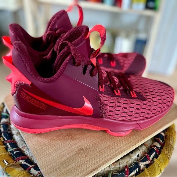 Nike LeBron Witness 5 Red Men's Basketball Shoe